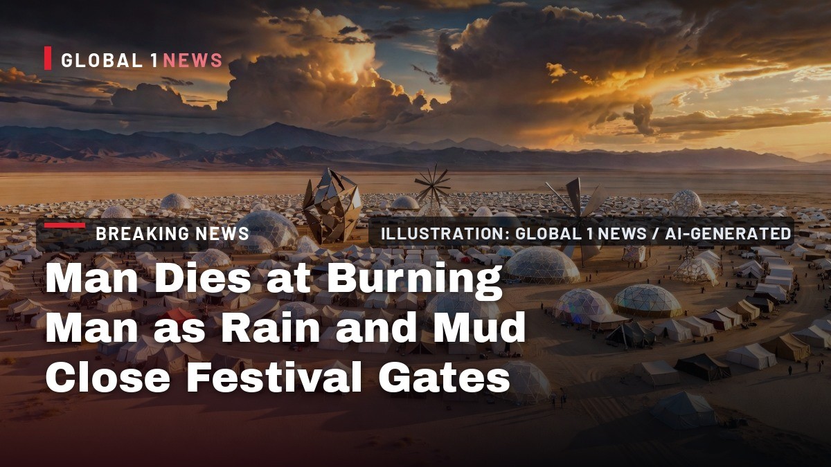 Man Dies at Burning Man as Rain and Mud Close Festival Gates