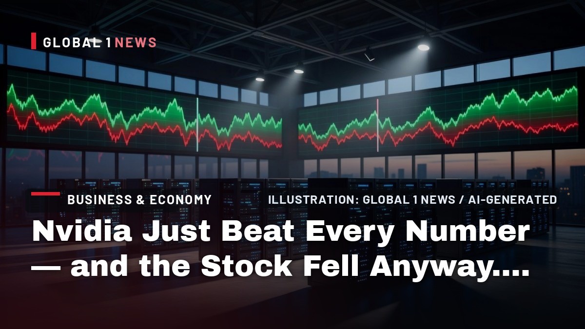 Nvidia Just Beat Every Number — and the Stock Fell Anyway. That's Five in a Row.