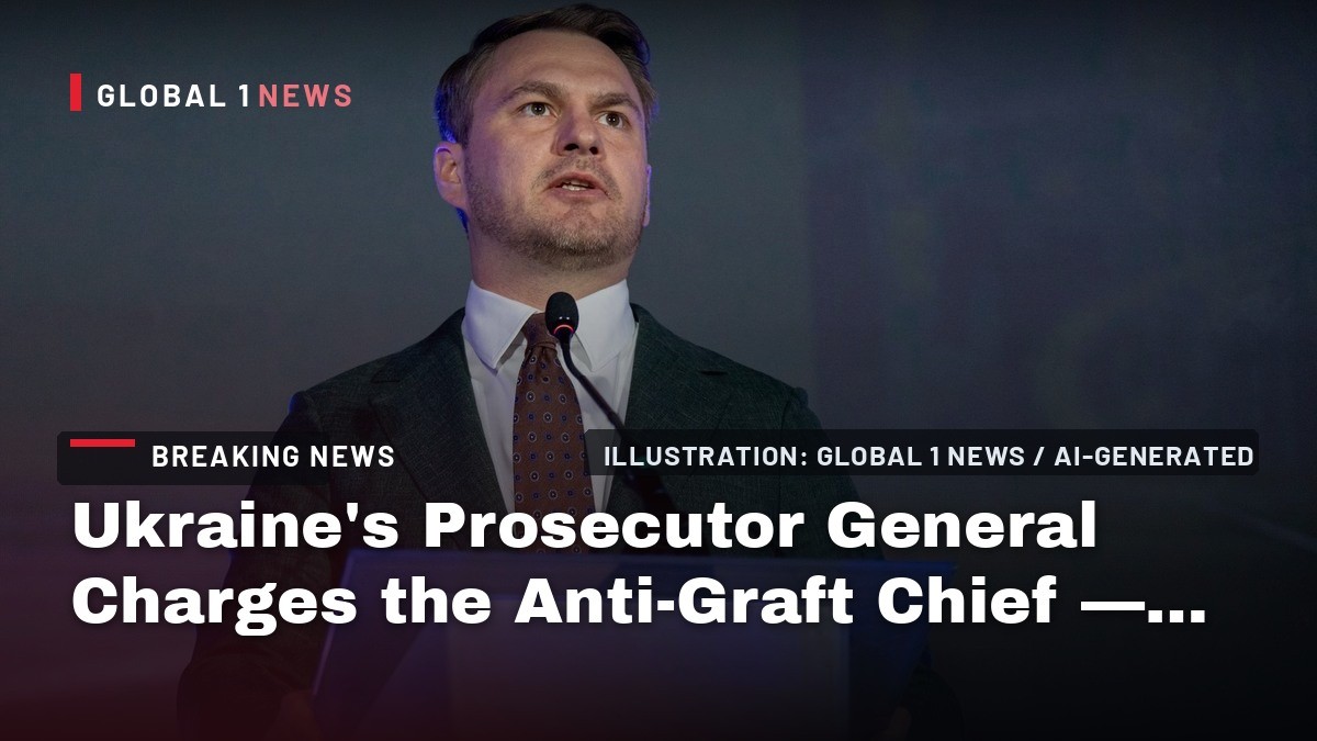 Ukraine's Prosecutor General Charges the Anti-Graft Chief — Then Leaves the Country