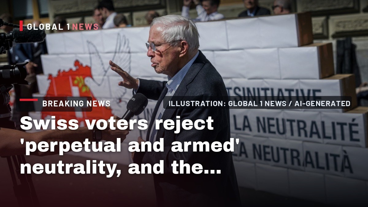 Swiss voters reject ‘perpetual and armed’ neutrality, and the arms fight moves to November