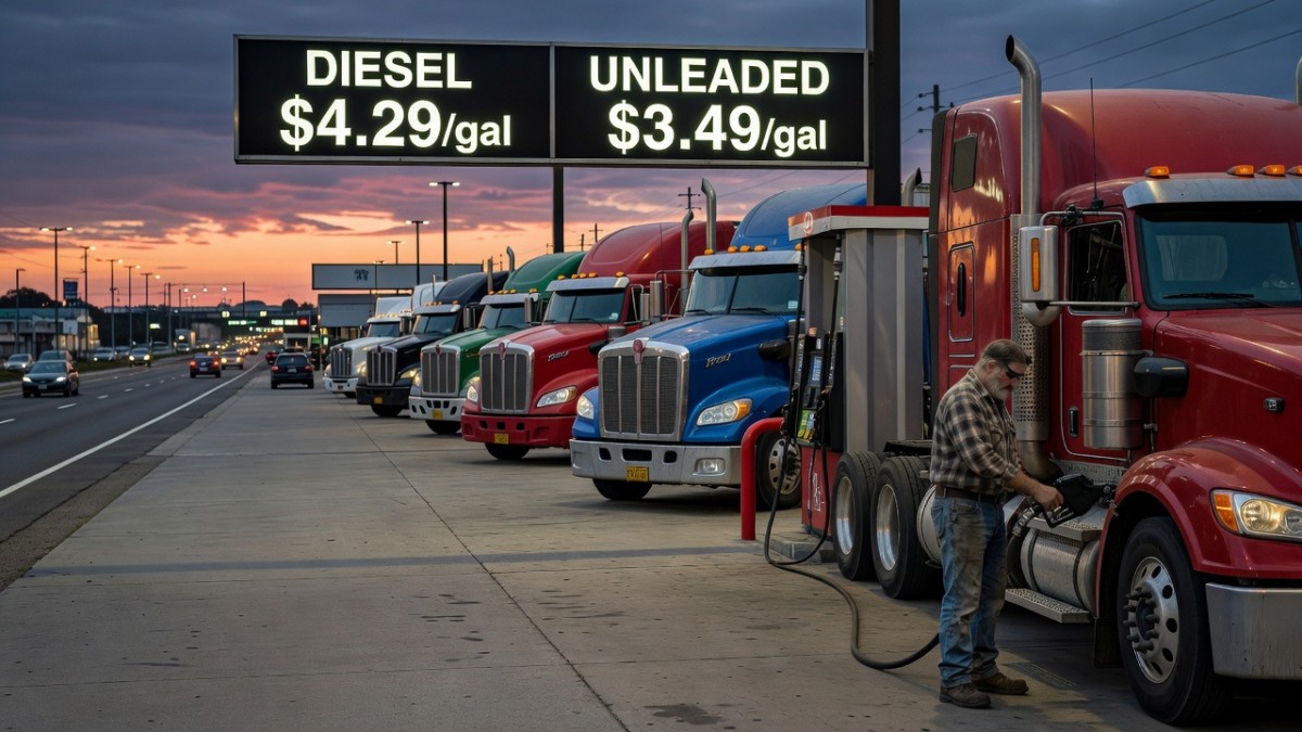 US Diesel Prices Hit Record $5.85 a Gallon as Global Refinery Crunch Bites