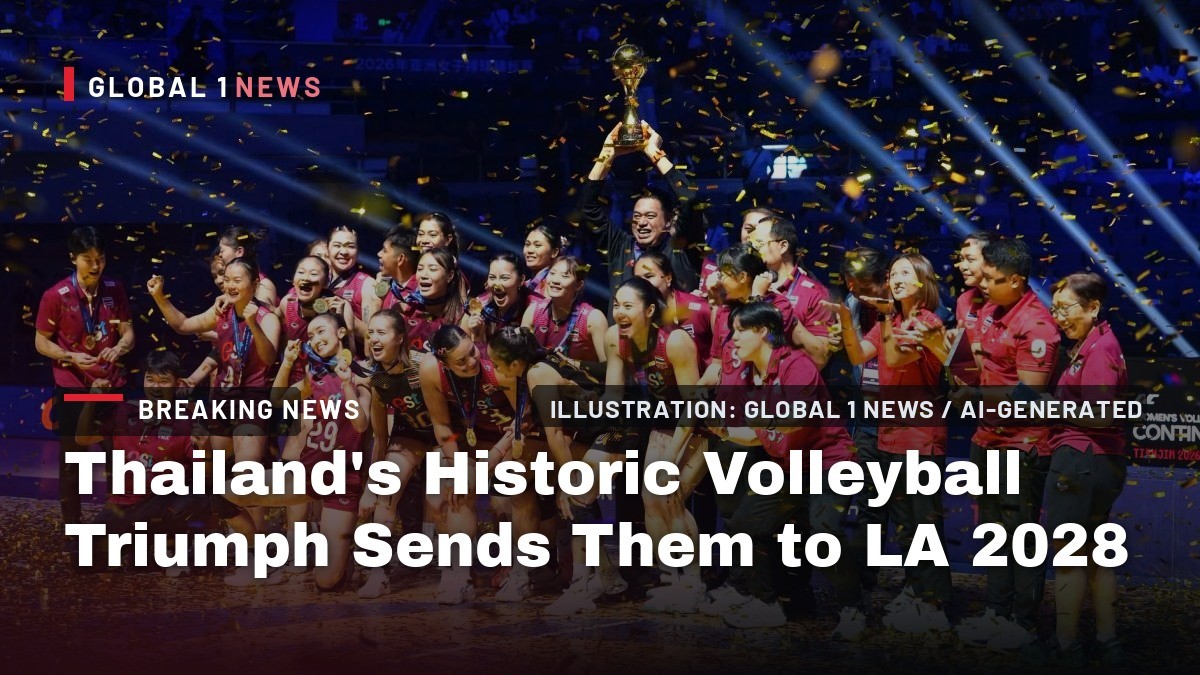Thailand's Historic Volleyball Triumph Sends Them to LA 2028