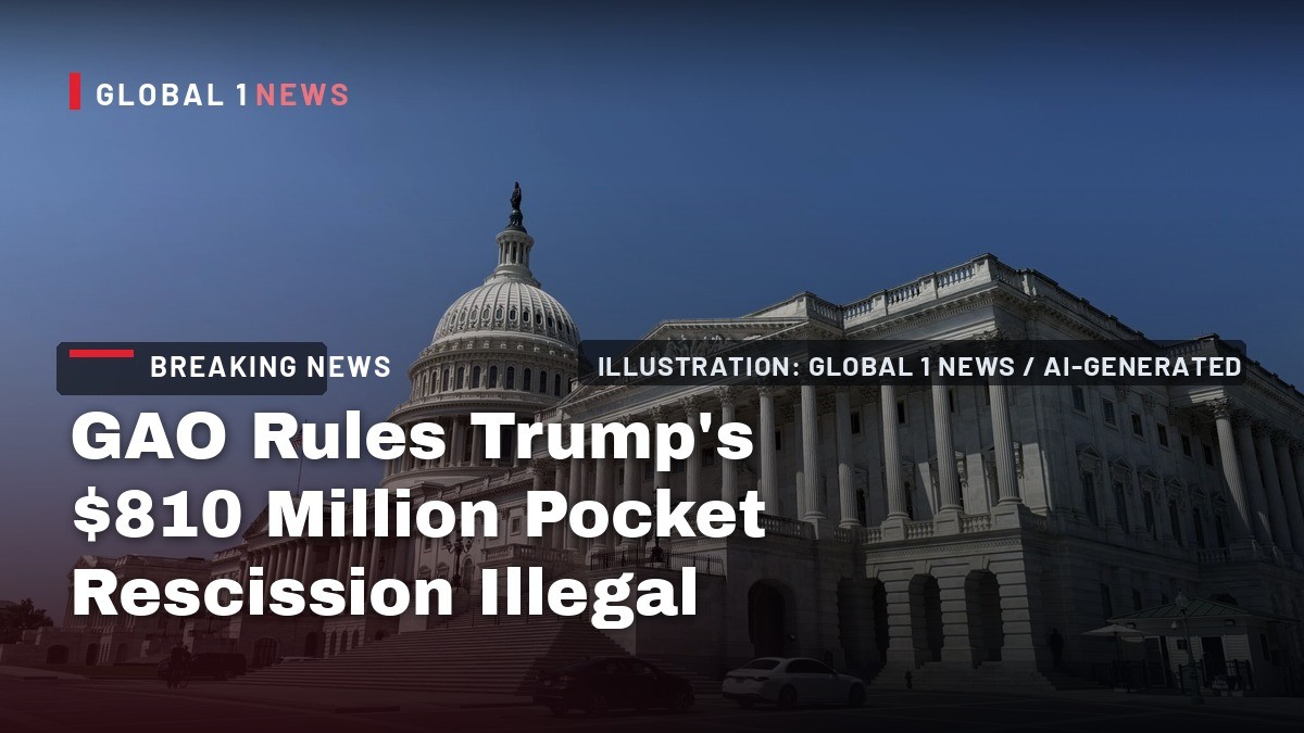GAO Rules Trump's $810 Million Pocket Rescission Illegal as the Fiscal Year Runs Out