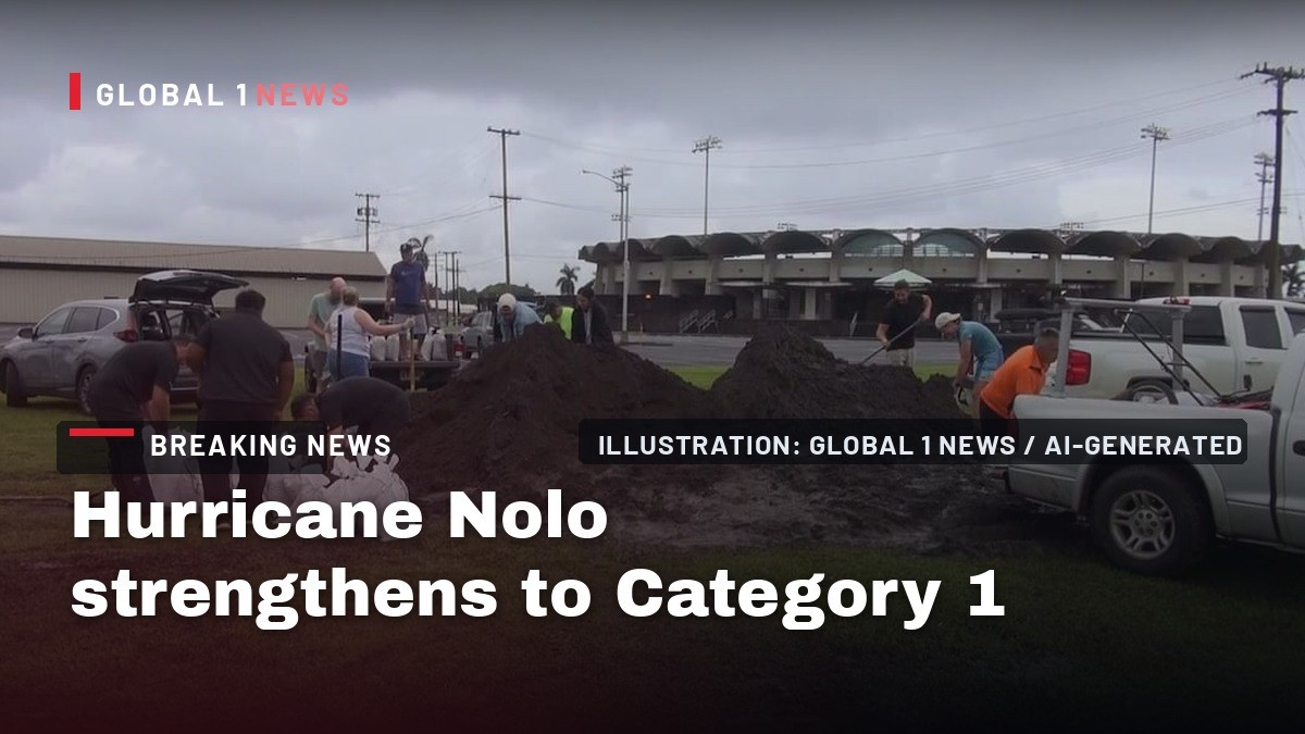 Hurricane Nolo strengthens to Category 1 as Hawaii's Big Island races its last dry day