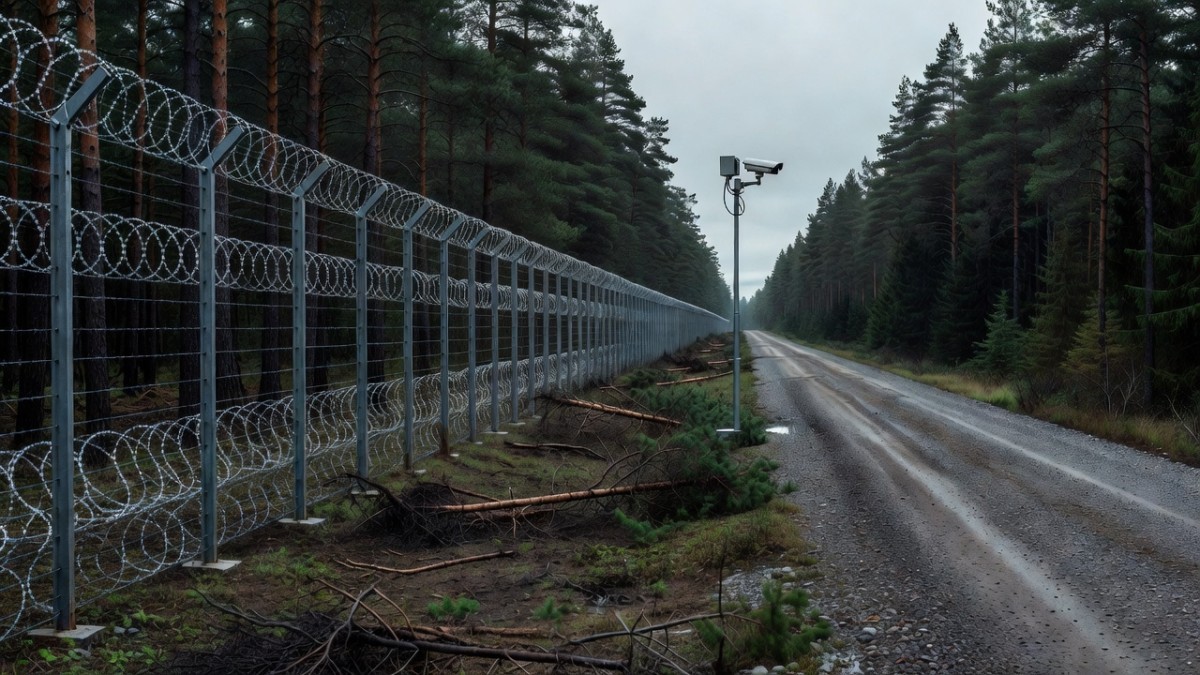 Finland Completes 200-Kilometer Border Fence With Russia