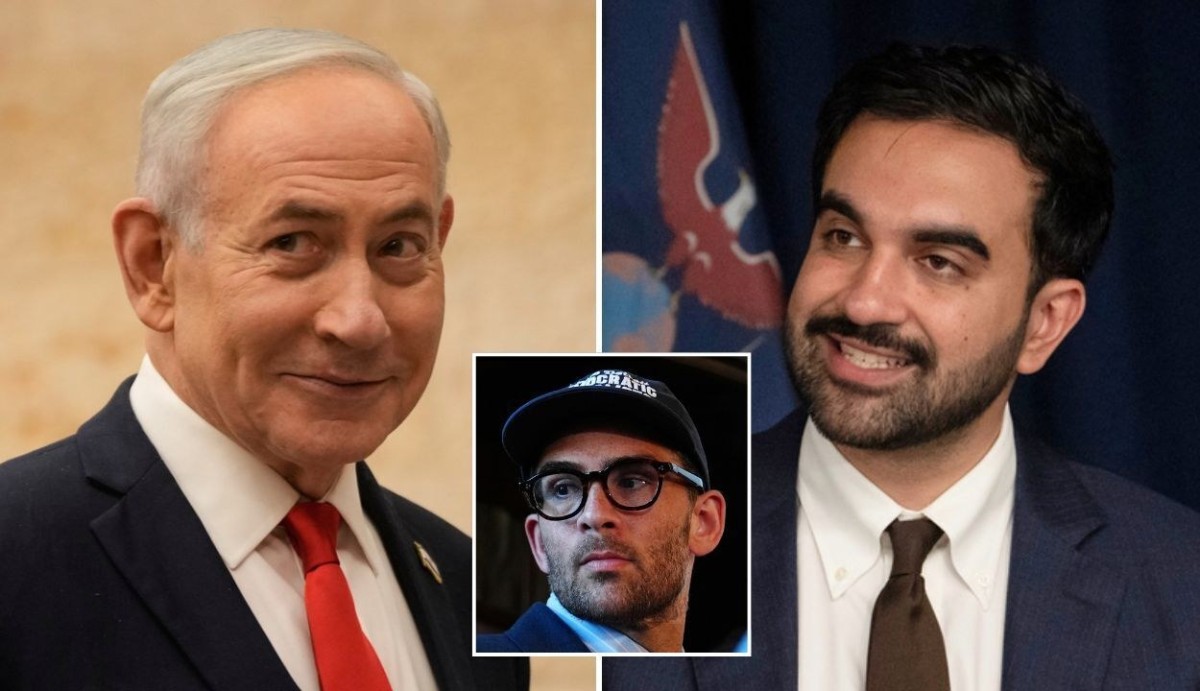 Left-wing streamer Hasan Piker, Israeli Prime Minister Benjamin Netanyahu and New York City Mayor Zohran Mamdani in a favorability comparison from the Harvard CAPS/Harris poll