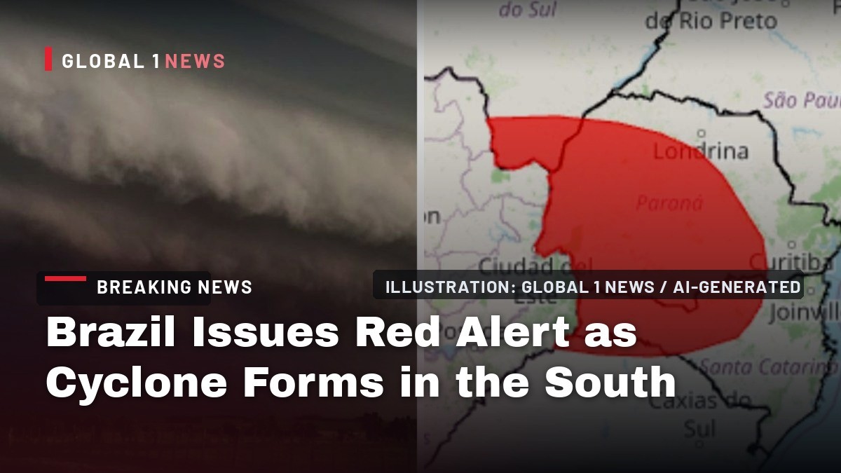 Brazil Issues Red Alert as Cyclone Forms in the South