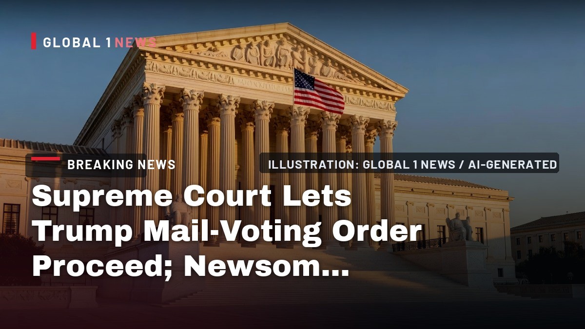 Supreme Court Lets Trump Mail-Voting Order Proceed; Newsom Vows to Sue Again
