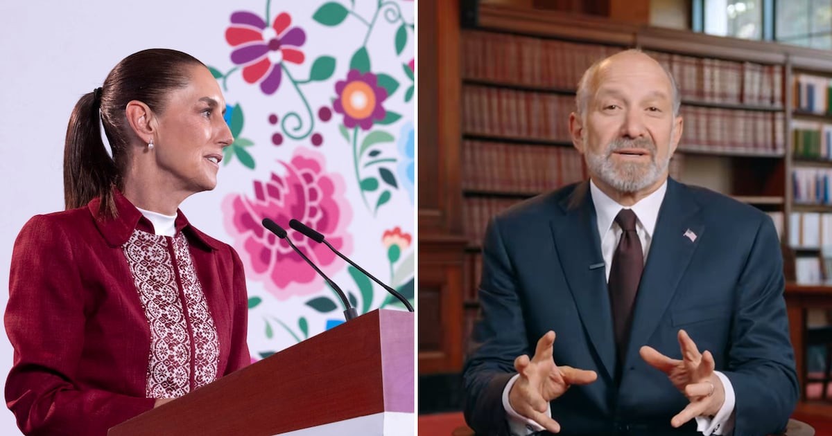 Mexican President Claudia Sheinbaum and U.S. Commerce Secretary Howard Lutnick