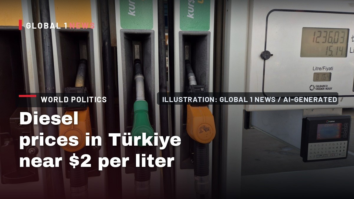 Diesel prices in Türkiye near $2 per liter as fuel costs hit record high