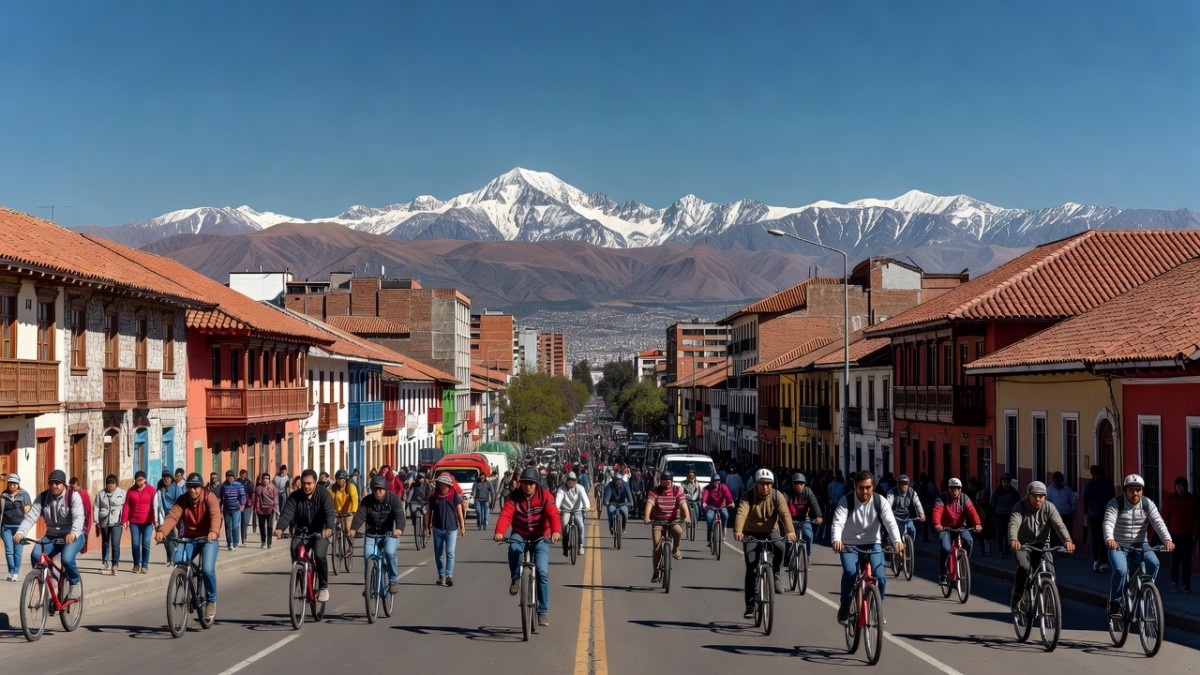 Bolivia's National Pedestrian Day: 10 Car-Free Hours for Cleaner Air and Health