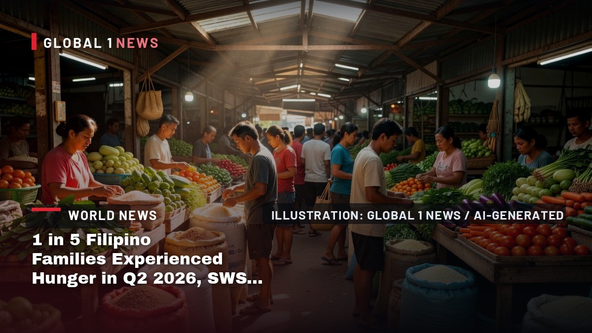 1 in 5 Filipino Families Experienced Hunger in Q2 2026, SWS Survey Shows