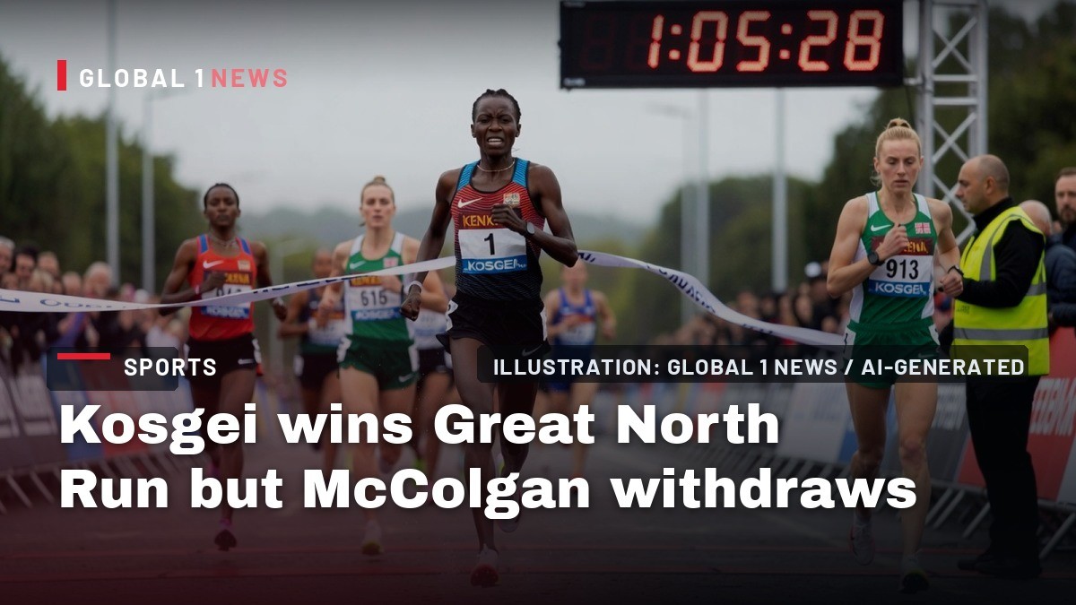 Kosgei wins Great North Run but McColgan withdraws