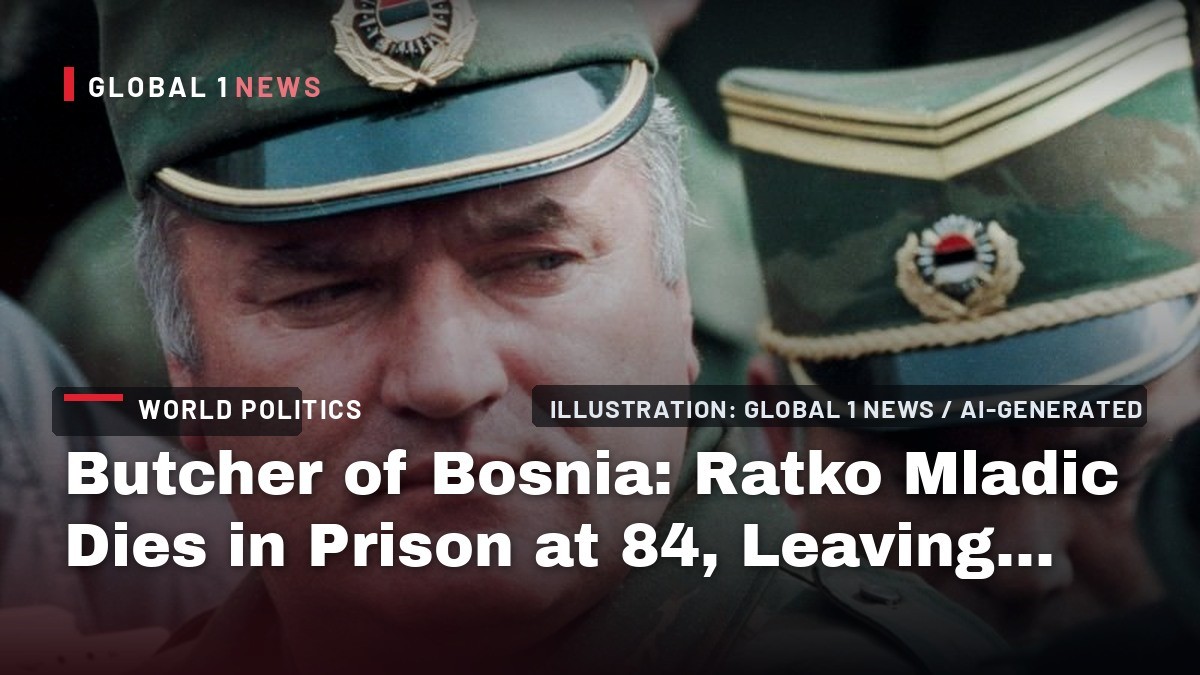Butcher of Bosnia: Ratko Mladic Dies in Prison at 84, Leaving Unhealed Wounds