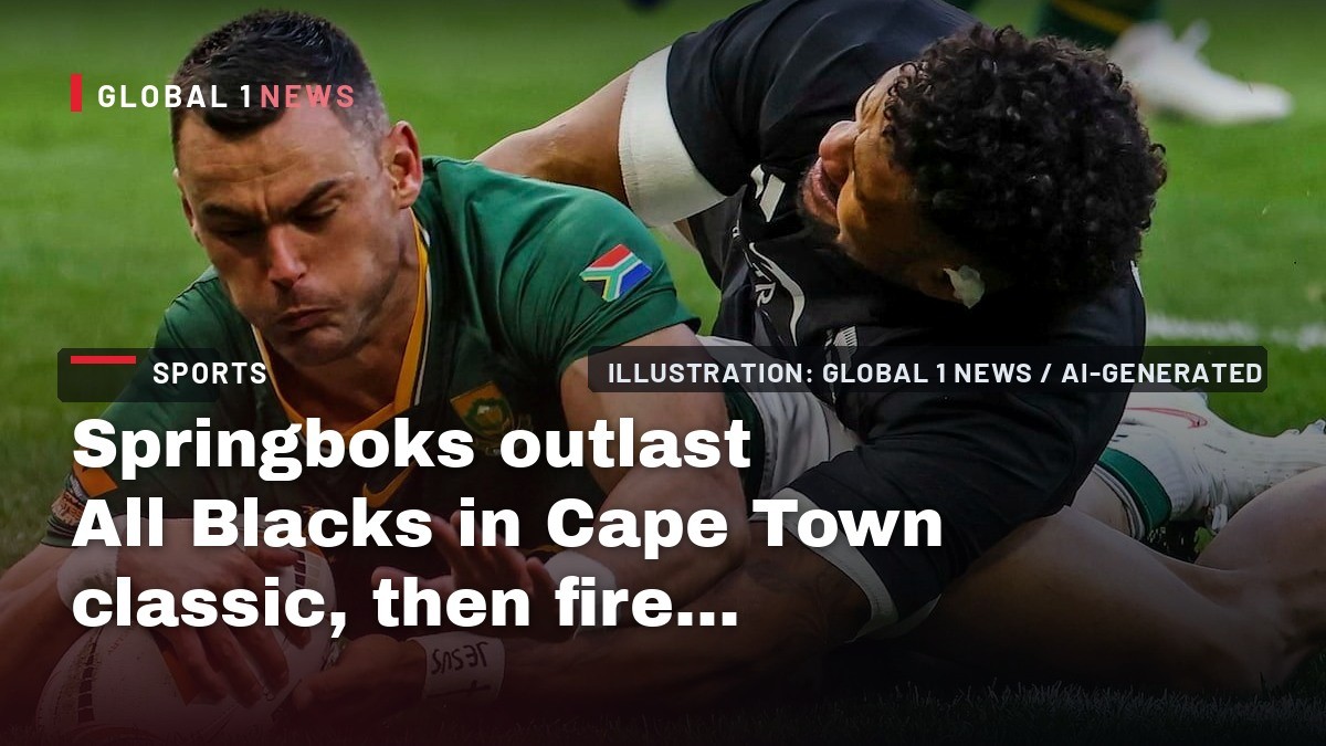 Springboks outlast All Blacks in Cape Town classic, then fire back at Rennie's scrum jibes