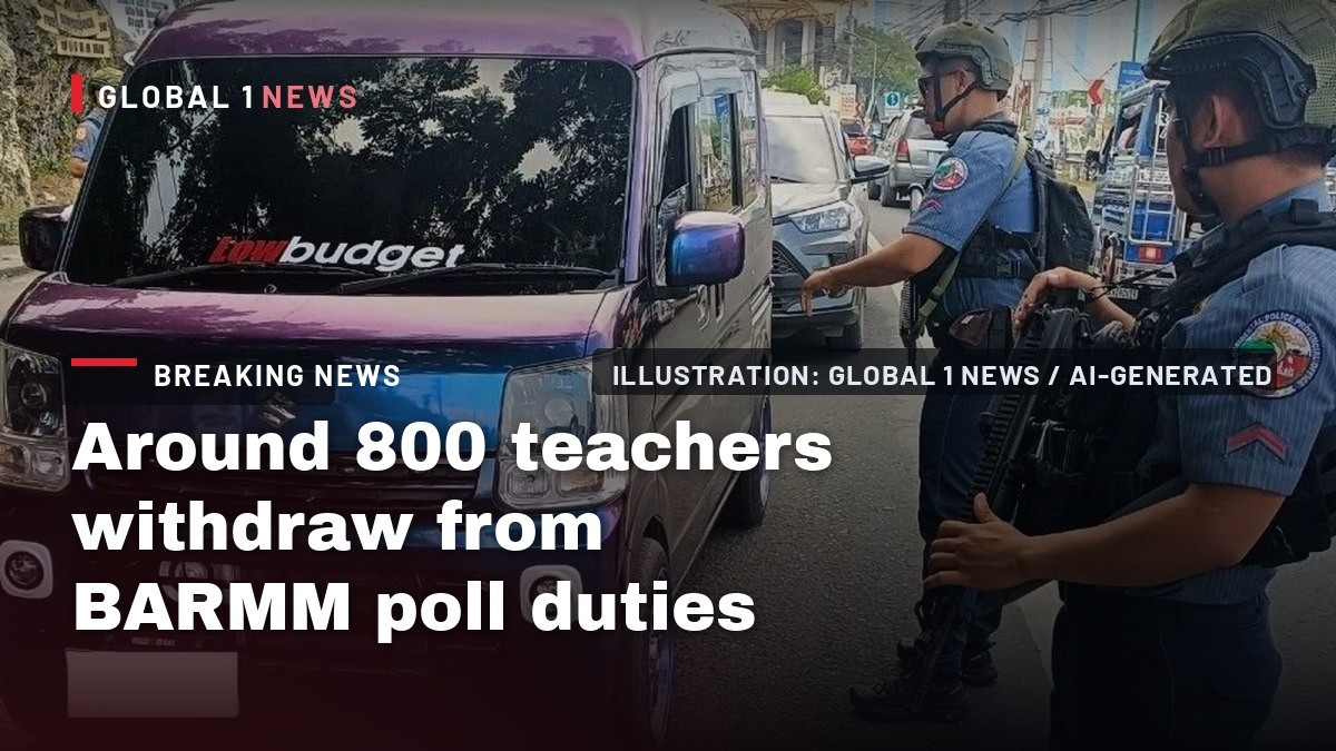 Around 800 teachers withdraw from BARMM poll duties