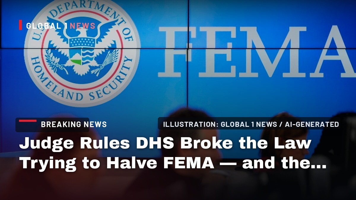 Judge Rules DHS Broke the Law Trying to Halve FEMA — and the Deleted Signal Messages Are Gone