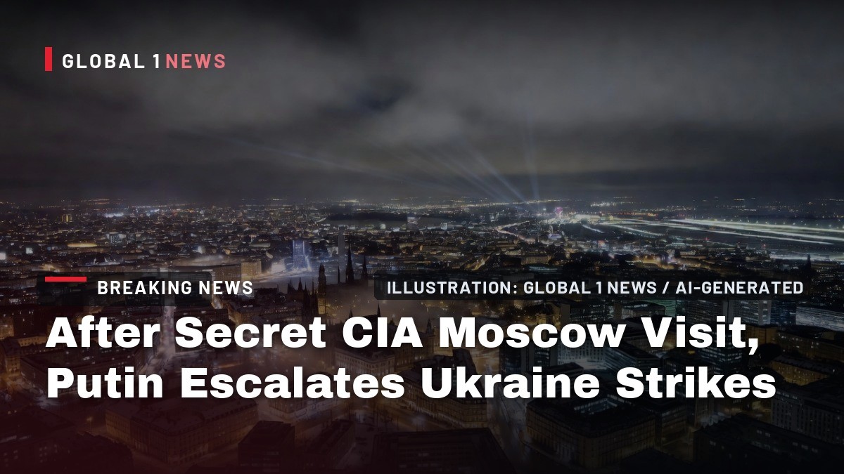 After Secret CIA Moscow Visit, Putin Escalates Ukraine Strikes as Drones Swarm Russian Capital