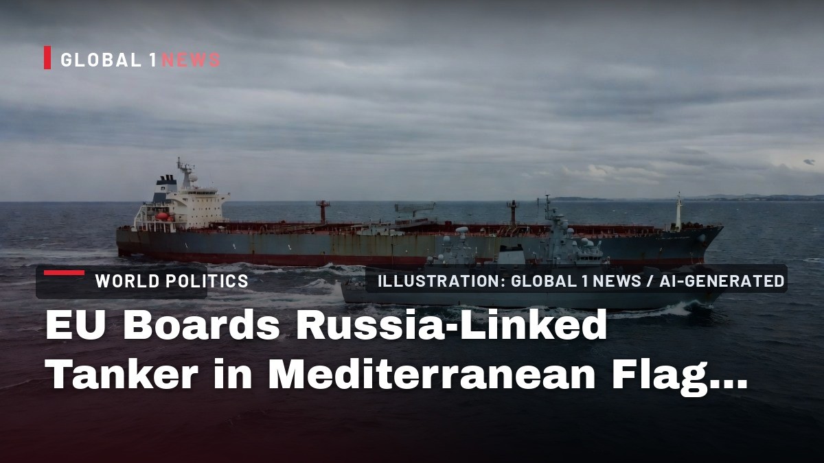 EU Boards Russia-Linked Tanker in Mediterranean Flag Verification