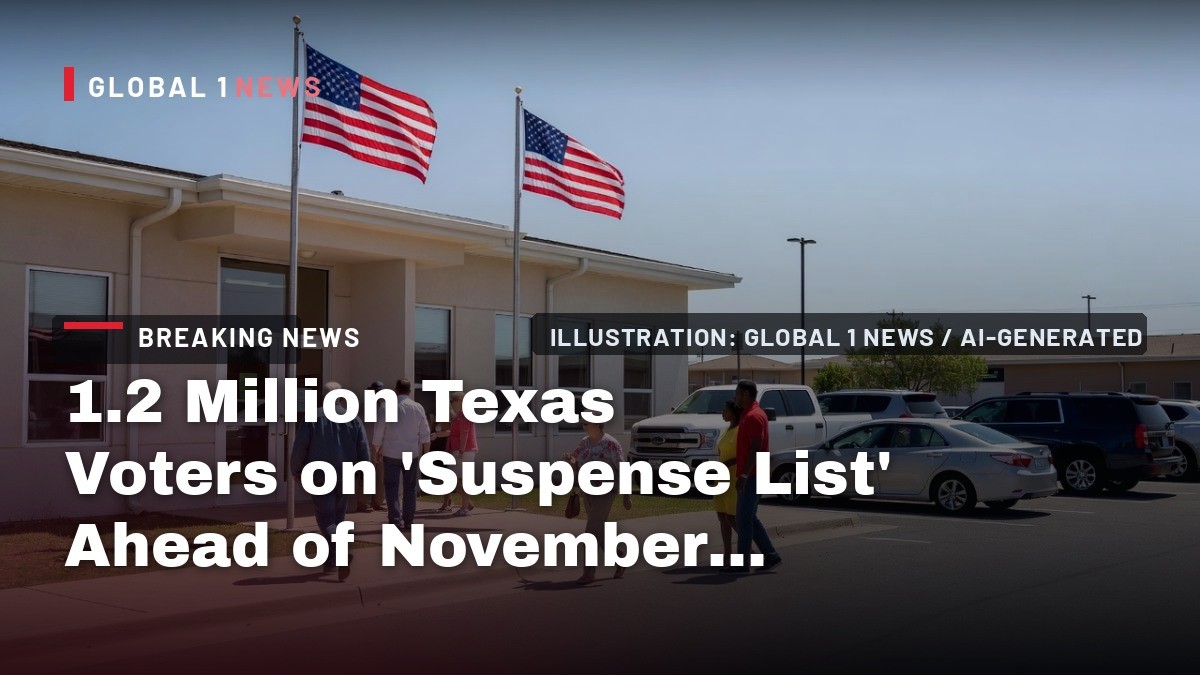 1.2 Million Texas Voters on 'Suspense List' Ahead of November Election