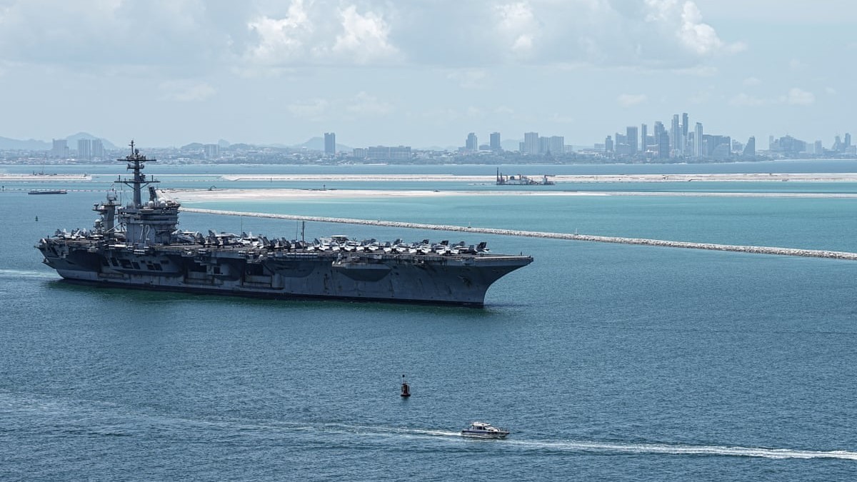 The USS Abraham Lincoln departs Laem Chabang port near Pattaya, Thailand, on Sept. 6, 2026, after a five-day port call. Photo: Chanakarn Laosarakham/AFP via Getty Images