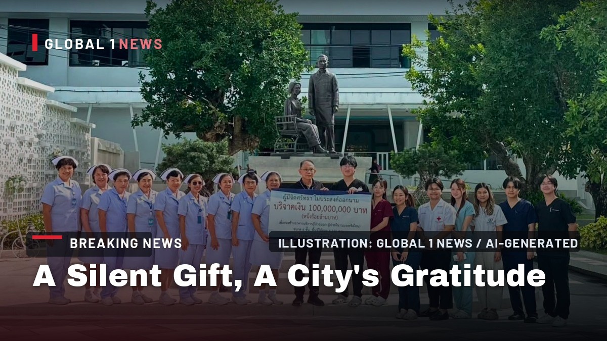 A Silent Gift, A City's Gratitude: Anonymous Donor Gives 100 Million Baht to Pattaya Hospital