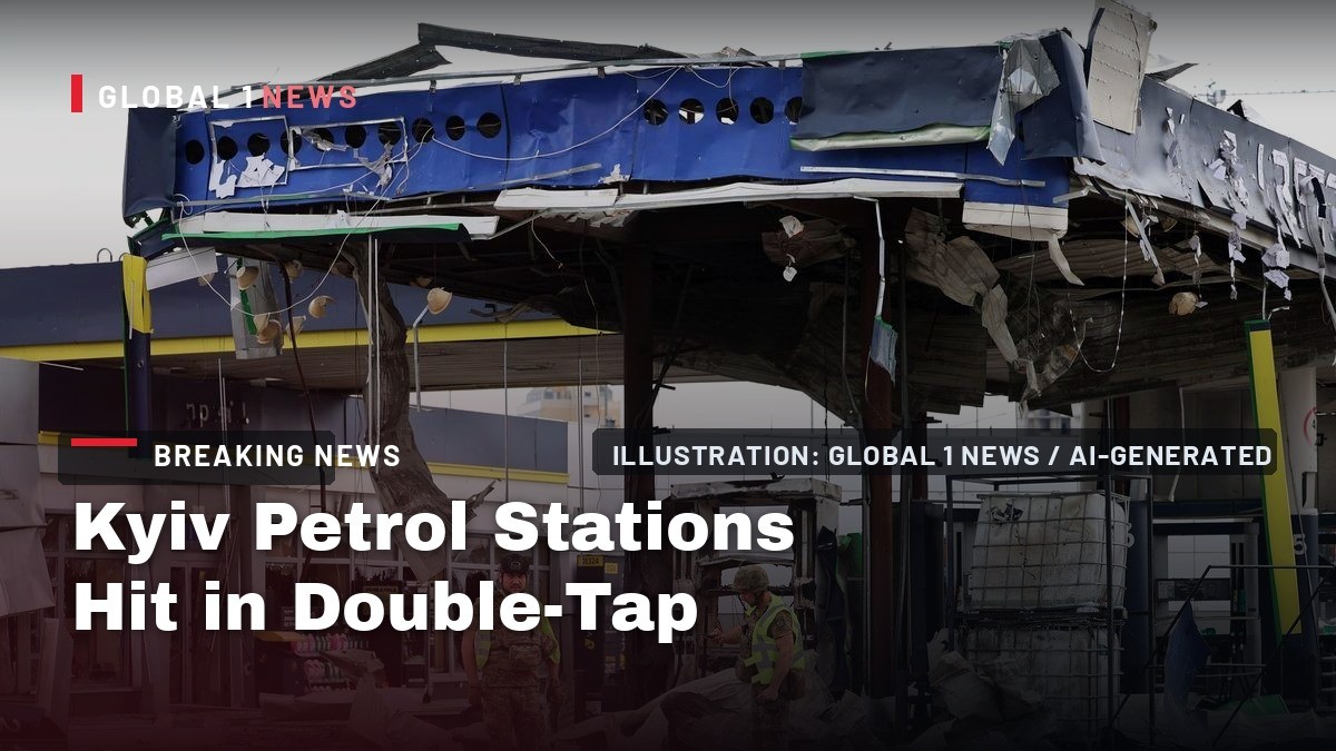 Kyiv Petrol Stations Hit in Double-Tap as Russia Fires 410 Strike Drones in a Day