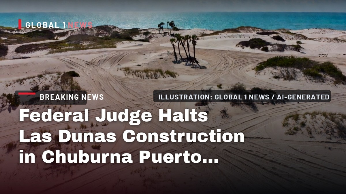 Federal Judge Halts Las Dunas Construction in Chuburna Puerto, Marking Third Major Coastal Reversal Under Sheinbaum