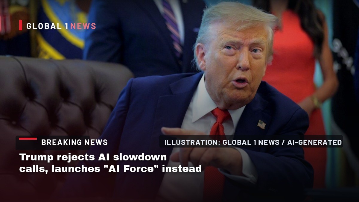 Trump rejects AI slowdown calls, launches "AI Force" instead