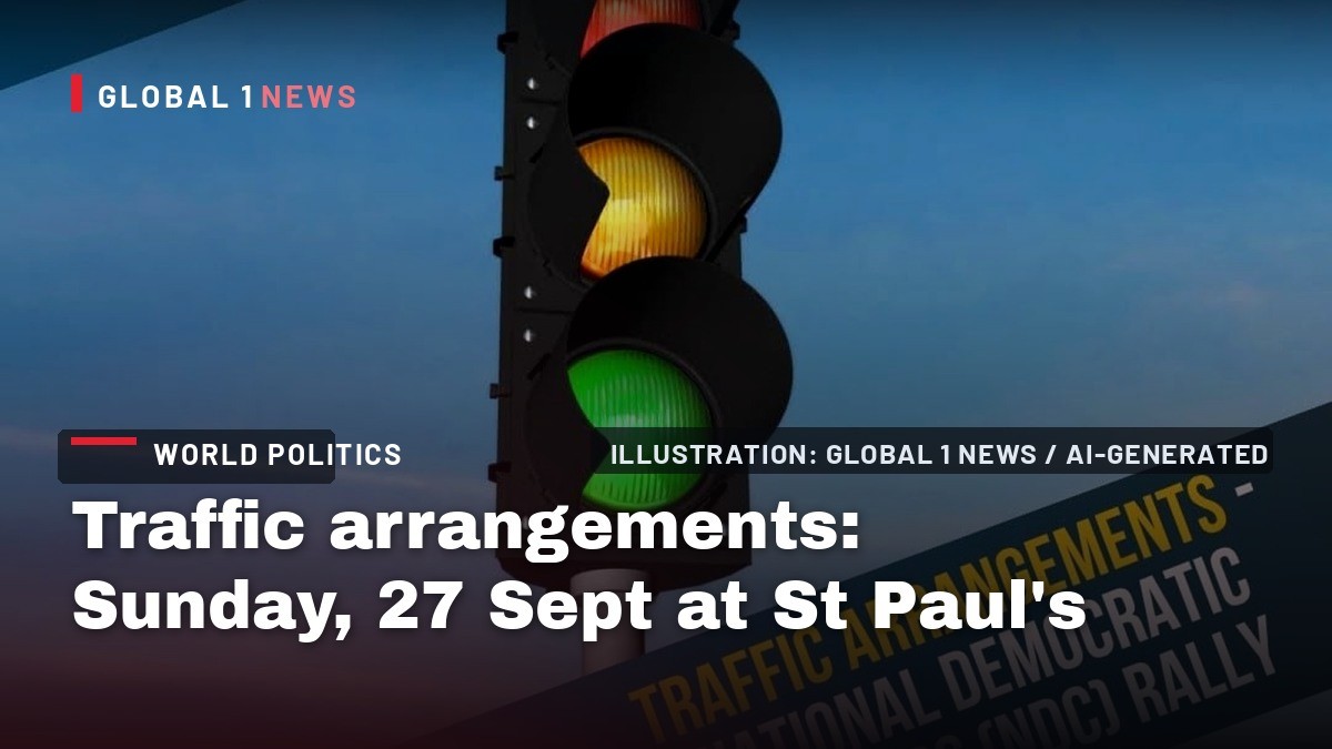 Traffic arrangements: Sunday, 27 Sept at St Paul’s