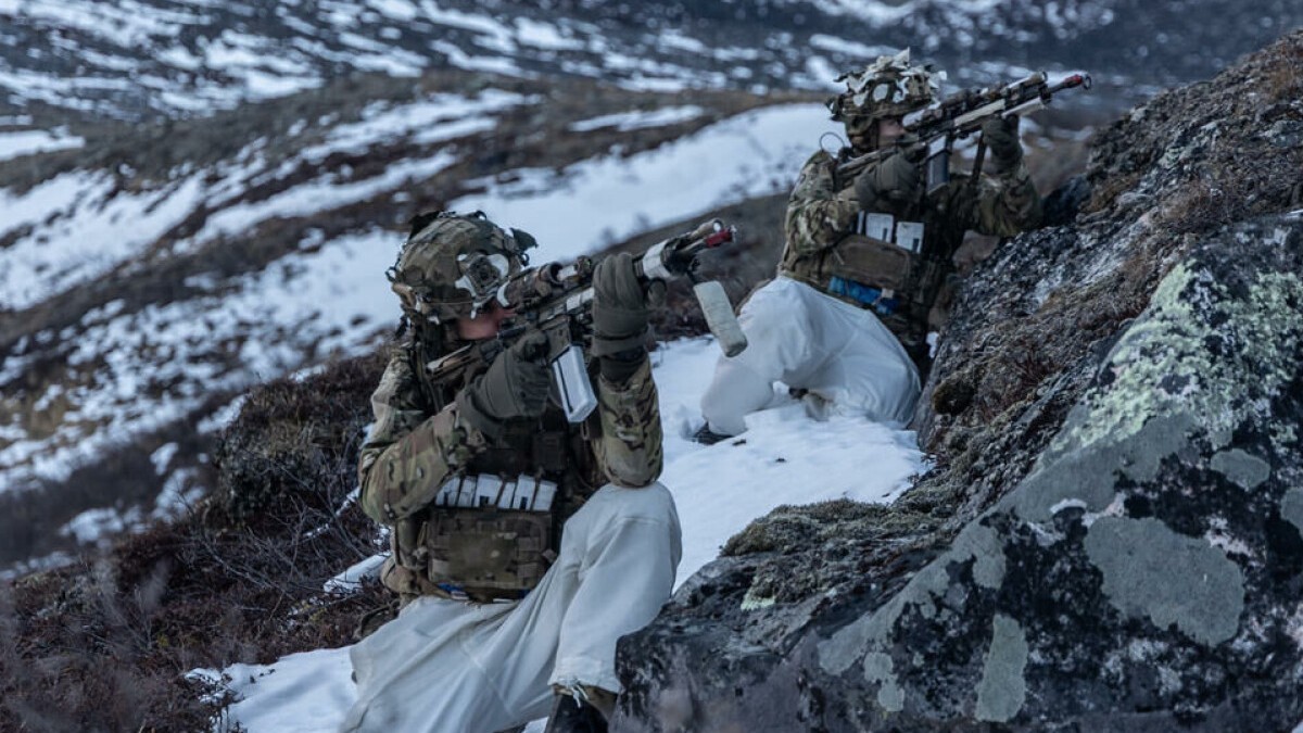 Danish soldiers training in Arctic conditions in Greenland during the NATO exercise Arctic Shield 2026. Photo: Rebekka Gimm/Danish Armed Forces