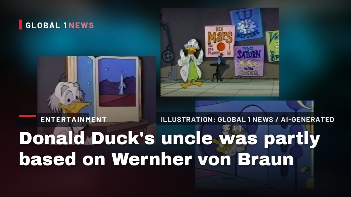 Donald Duck's uncle was partly based on Wernher von Braun