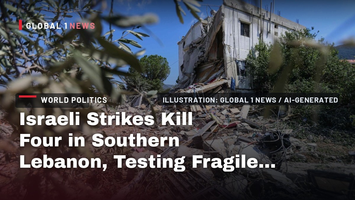 Israeli Strikes Kill Four in Southern Lebanon, Testing Fragile Ceasefire