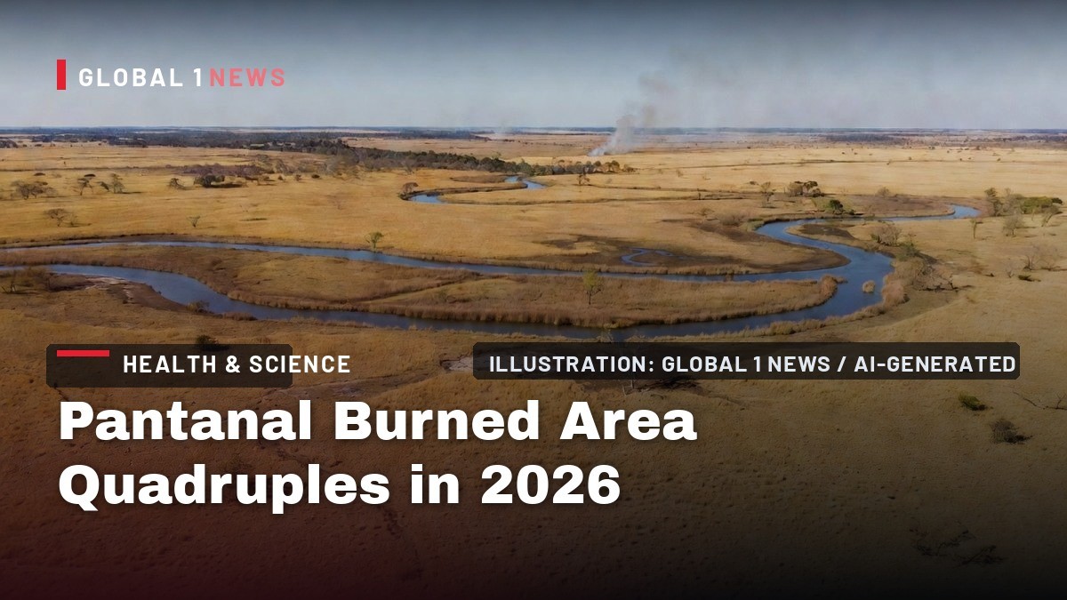 Pantanal Burned Area Quadruples in 2026 as Brazil's Wetland Faces New Fire Crisis