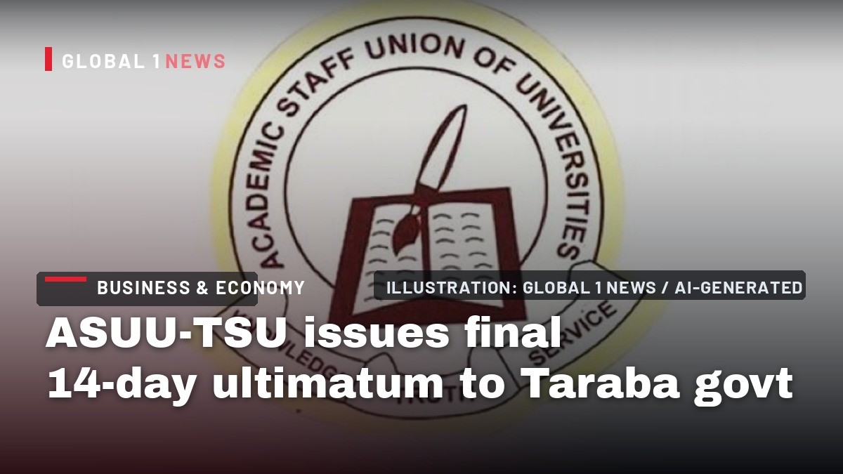 ASUU-TSU issues final 14-day ultimatum to Taraba govt over 2025 agreement