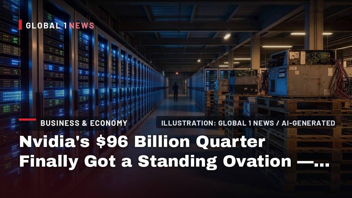 Nvidia's $96 Billion Quarter Finally Got a Standing Ovation — the Guys Who Bought the Chips Got Slapped