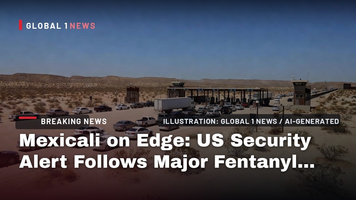 Mexicali on Edge: US Security Alert Follows Major Fentanyl Seizure, Mexico Bolsters Patrols