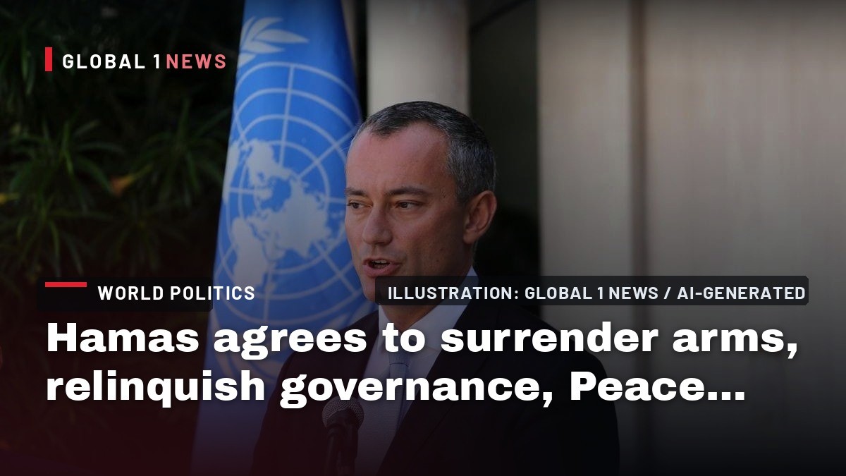 Hamas agrees to surrender arms, relinquish governance, Peace Board says