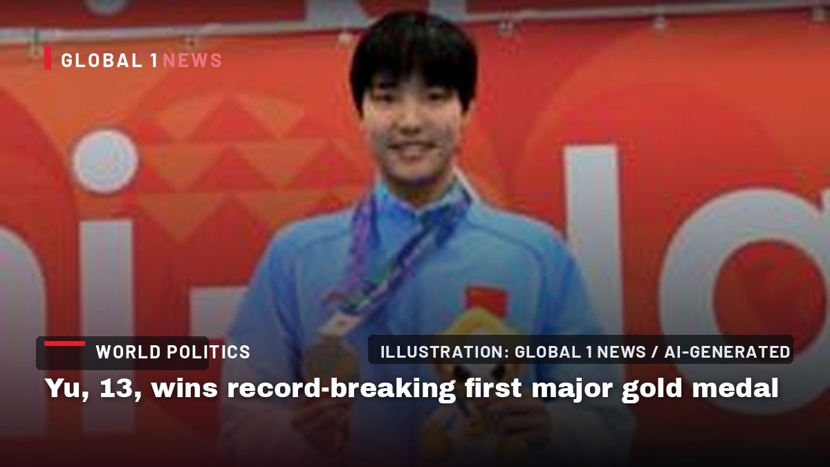 Yu, 13, wins record-breaking first major gold medal