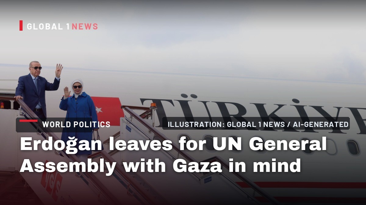 Erdoğan leaves for UN General Assembly with Gaza in mind