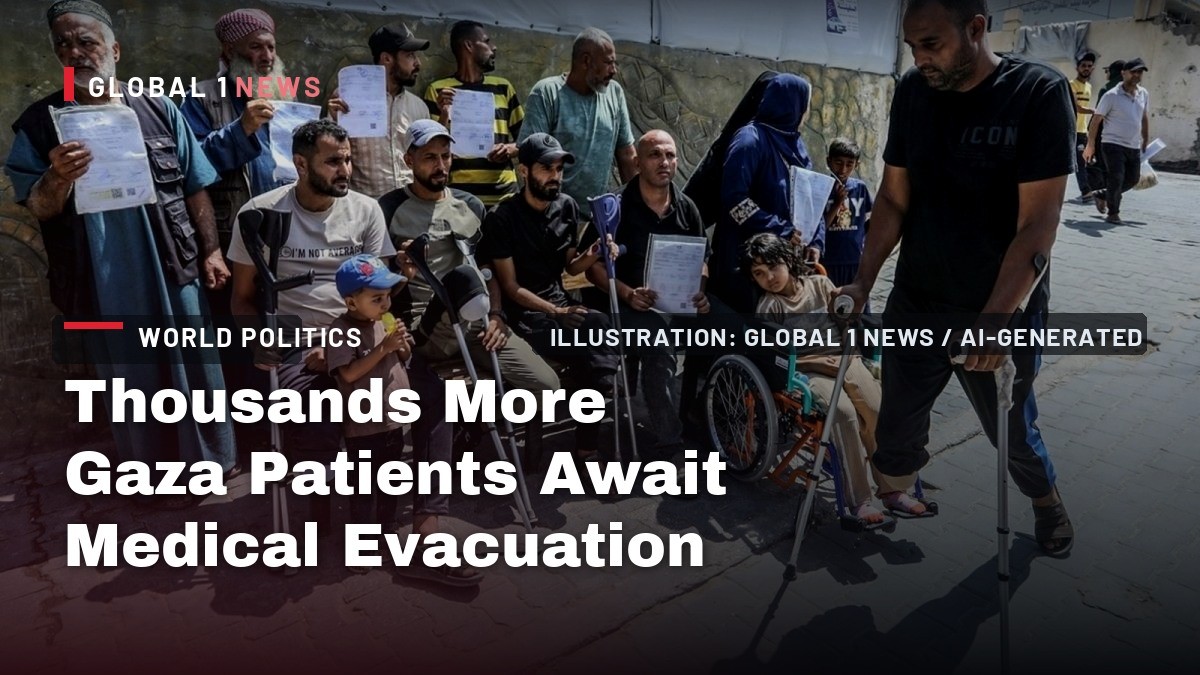 Thousands More Gaza Patients Await Medical Evacuation: WHO Chief