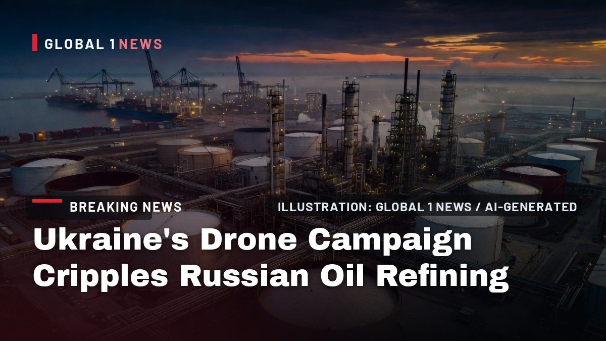 Ukraine's Drone Campaign Cripples Russian Oil Refining