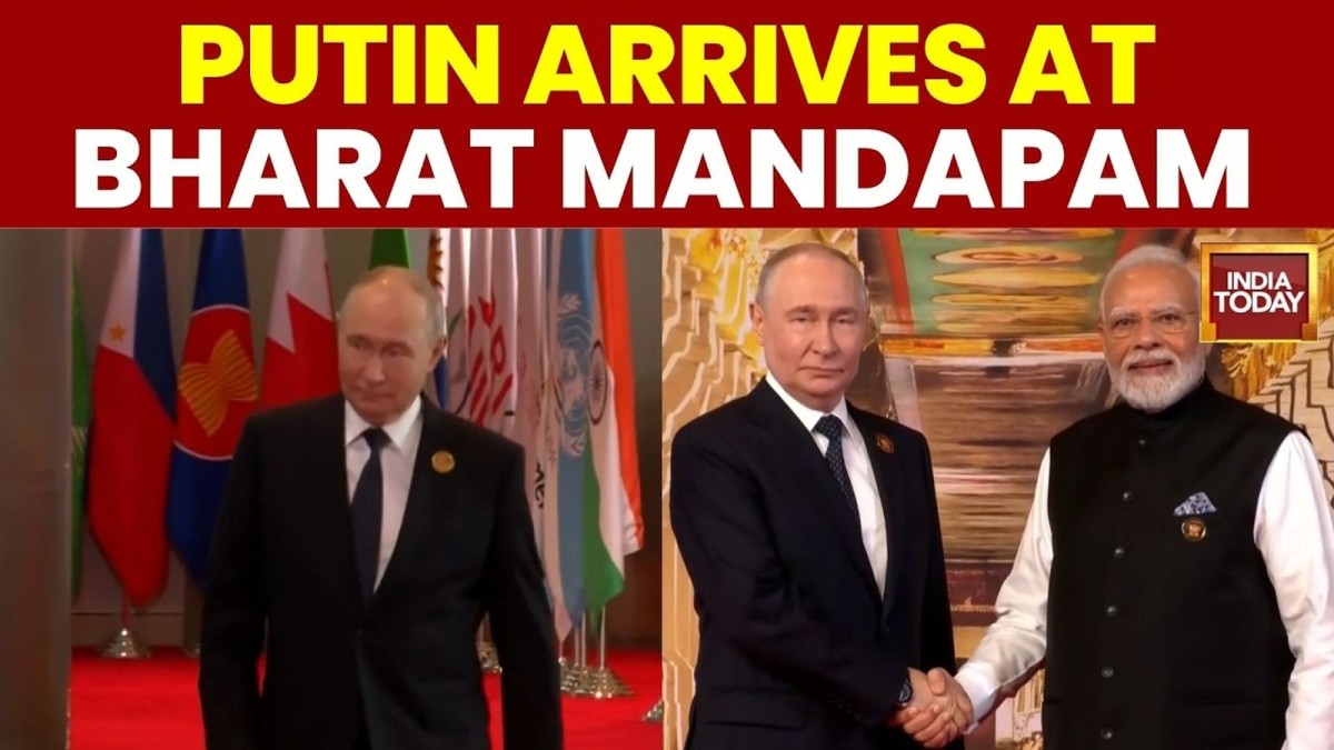 Putin Arrives at Bharat Mandapam for BRICS Summit, Modi Holds Bilateral Talks