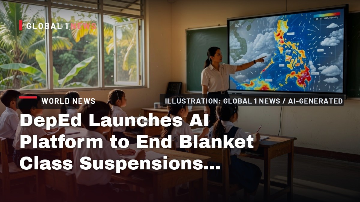 DepEd Launches AI Platform to End Blanket Class Suspensions, Keep More Kids in School During Calamities