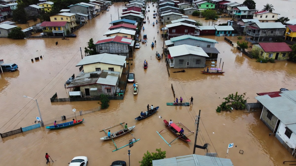 Flooded communities in Central Luzon during the southwest monsoon