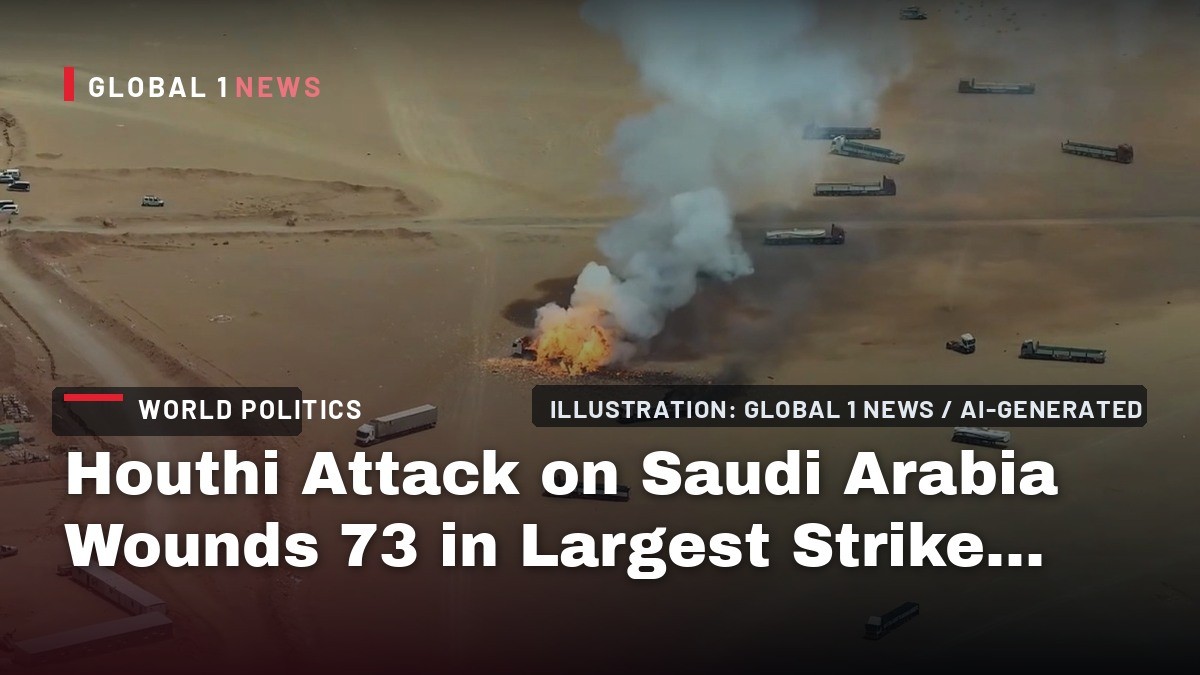 Houthi Attack on Saudi Arabia Wounds 73 in Largest Strike Since Truce Collapse