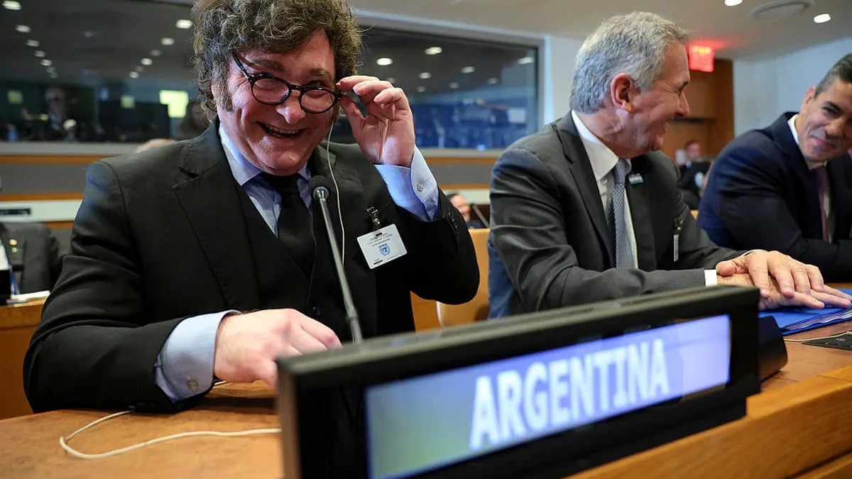 Argentina's Foreign Minister Pablo Quirno during the 81st session of the United Nations General Assembly at UN Headquarters in New York on 22 September 2026. Photo: Chip Somodevilla/Getty Images via Brussels Signal