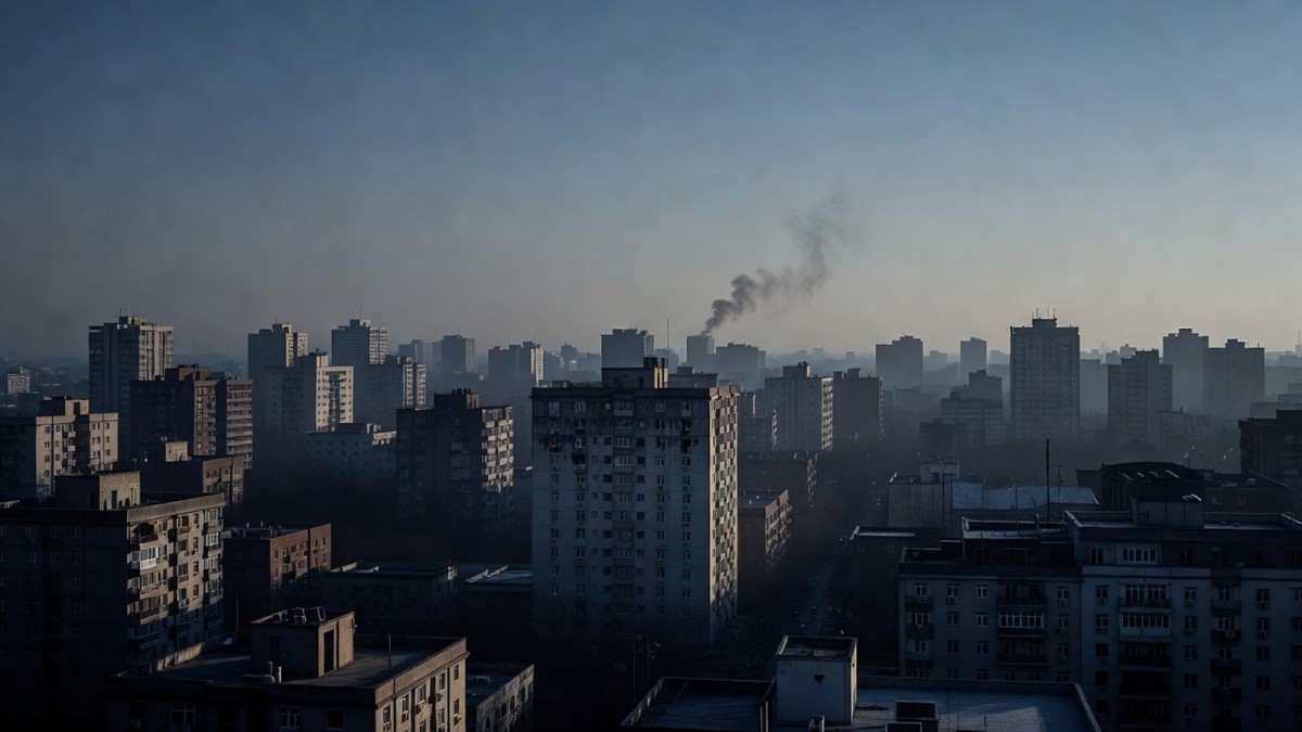 Russian Missile Barrage Over Kyiv Sparks Civilian Casualties and Energy Chaos