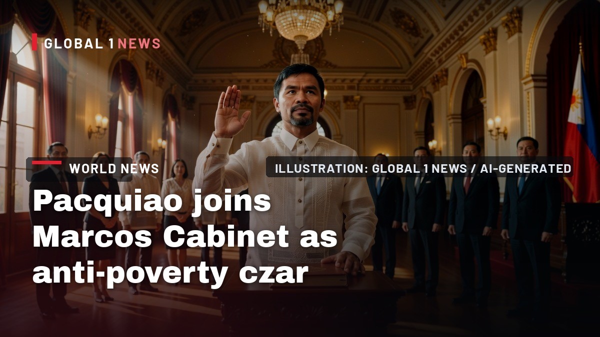 Pacquiao joins Marcos Cabinet as anti-poverty czar