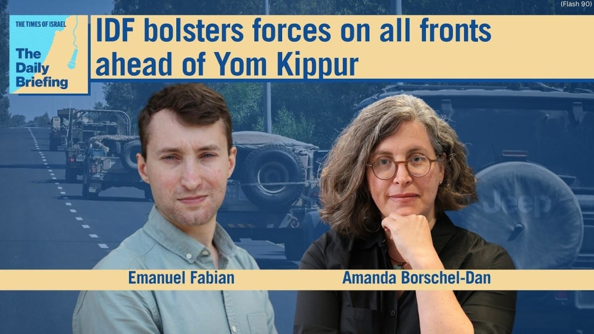 IDF Ramps Up Forces Ahead of Yom Kippur Amid Multi‑Front Tensions